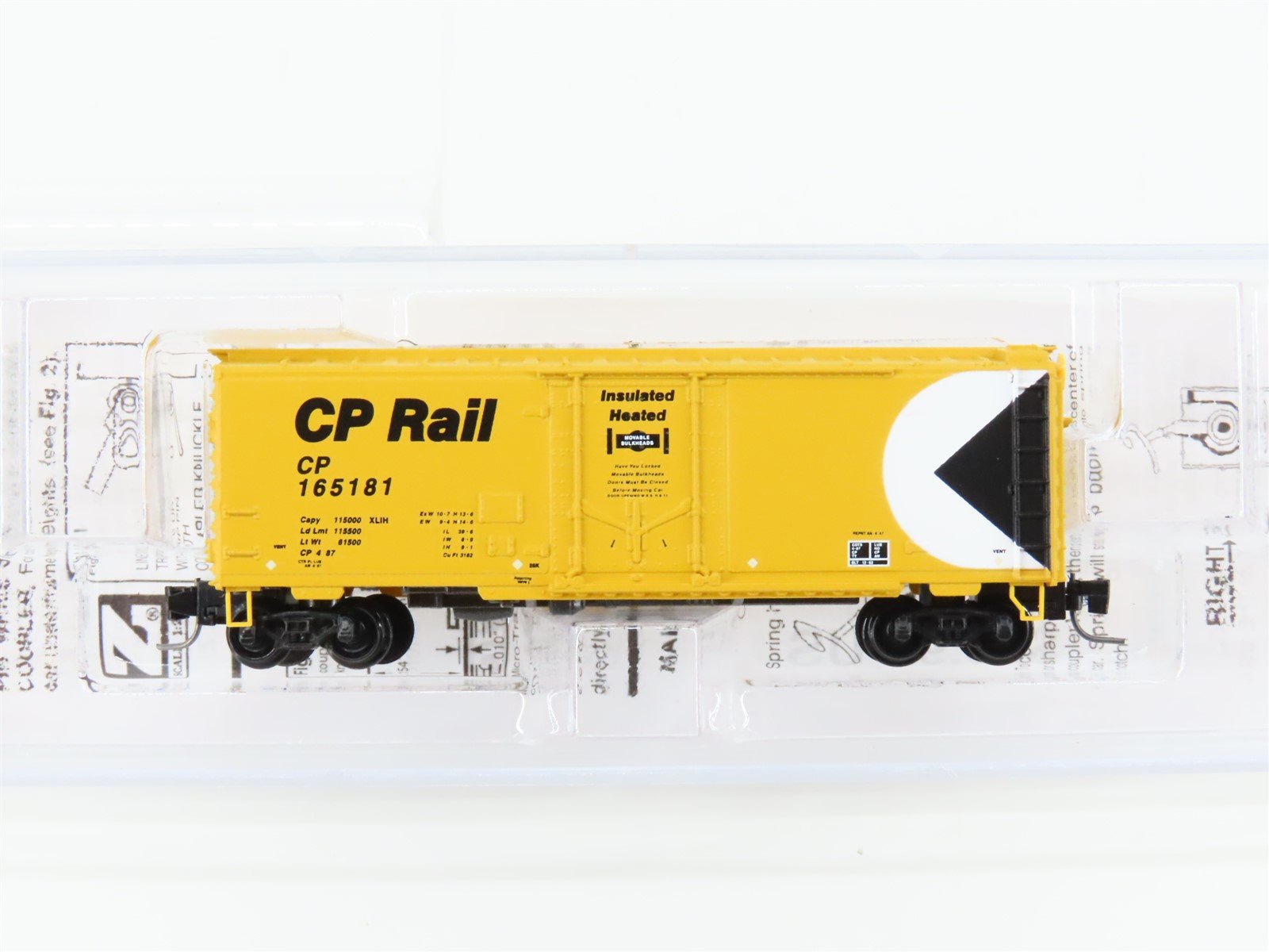 Z Scale Micro-Trains MTL 50200130 CP Rail Canadian Pacific 40' Box Car #165181