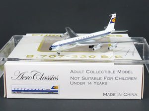 1:400 Scale Aero Classics Die-Cast Lufthansa Boeing B-707-330B Aircraft D-ABOX