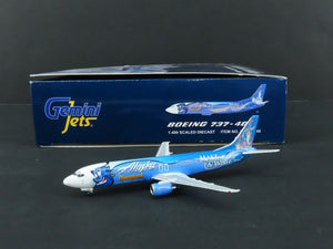 1:400 Gemini Jets GJASA748 DieCast Alaska Disneyland Make a Wish Boeing 737-400