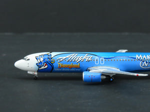 1:400 Gemini Jets GJASA748 DieCast Alaska Disneyland Make a Wish Boeing 737-400