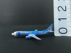 1:400 Gemini Jets GJASA748 DieCast Alaska Disneyland Make a Wish Boeing 737-400