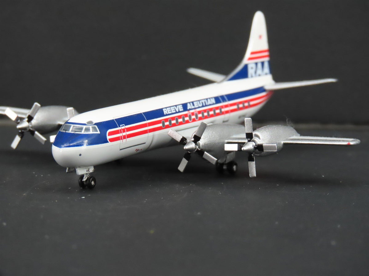 1:400 Aero Classics Die-Cast RAA Reeve Aleutian Lockheed L-188 Electra Aircraft