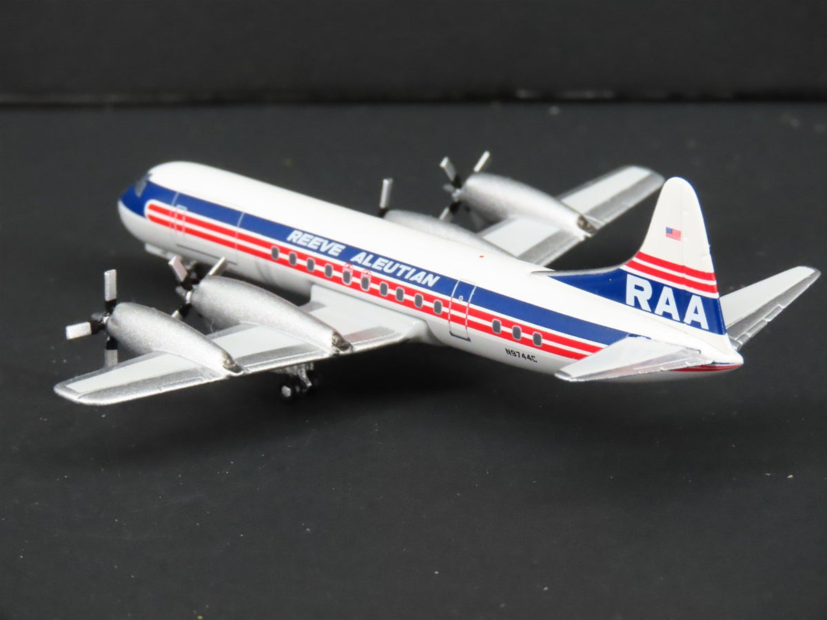1:400 Aero Classics Die-Cast RAA Reeve Aleutian Lockheed L-188 Electra Aircraft