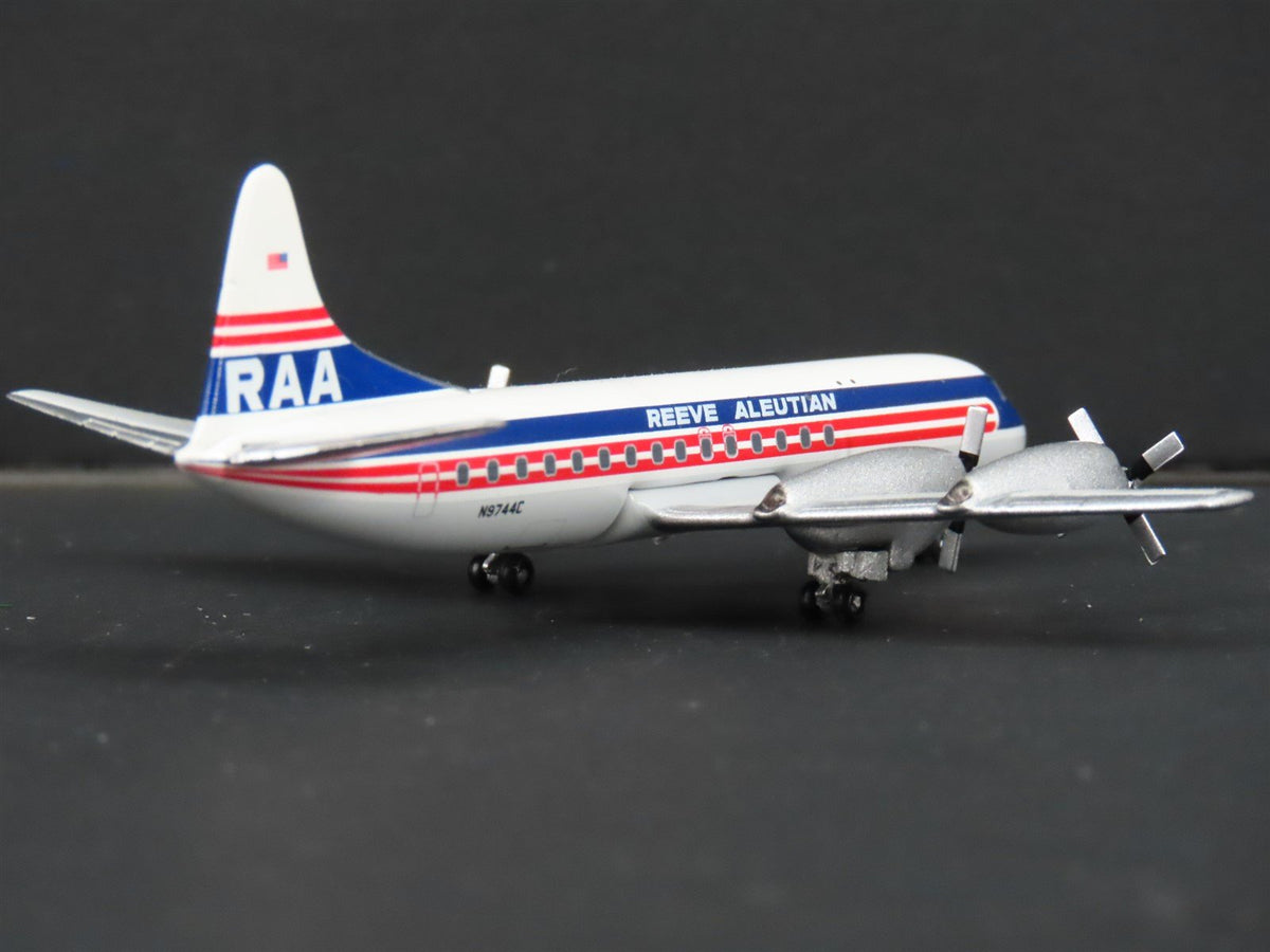 1:400 Aero Classics Die-Cast RAA Reeve Aleutian Lockheed L-188 Electra Aircraft