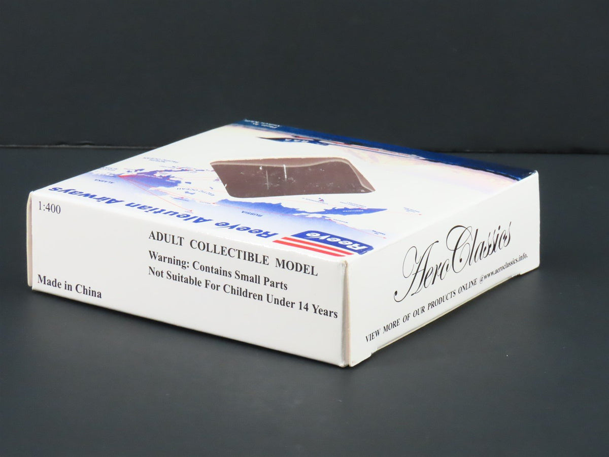 1:400 Aero Classics Die-Cast RAA Reeve Aleutian Lockheed L-188 Electra Aircraft