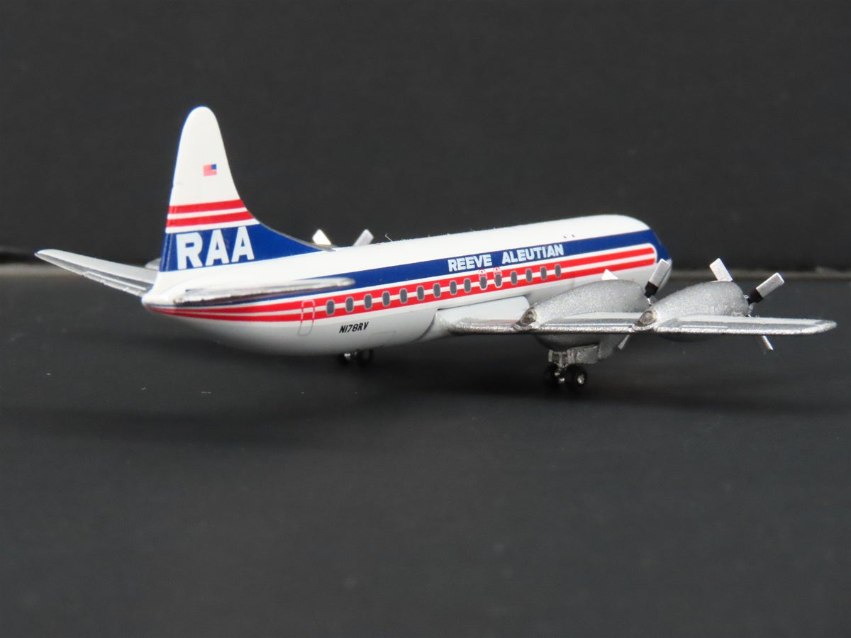 1:400 Aero Classics Die-Cast RAA Reeve Aleutian Lockheed L-188 Electra Aircraft