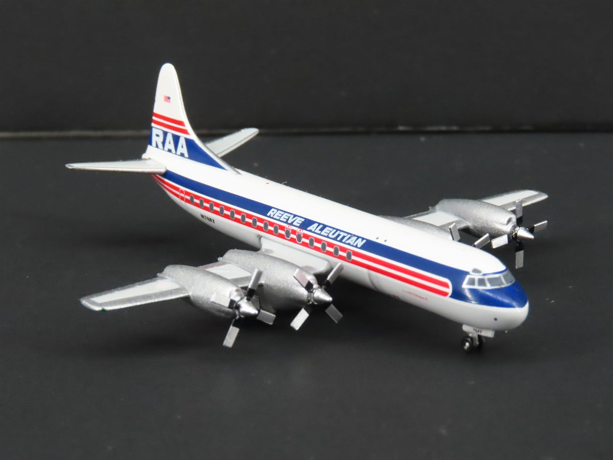 1:400 Aero Classics Die-Cast RAA Reeve Aleutian Lockheed L-188 Electra Aircraft