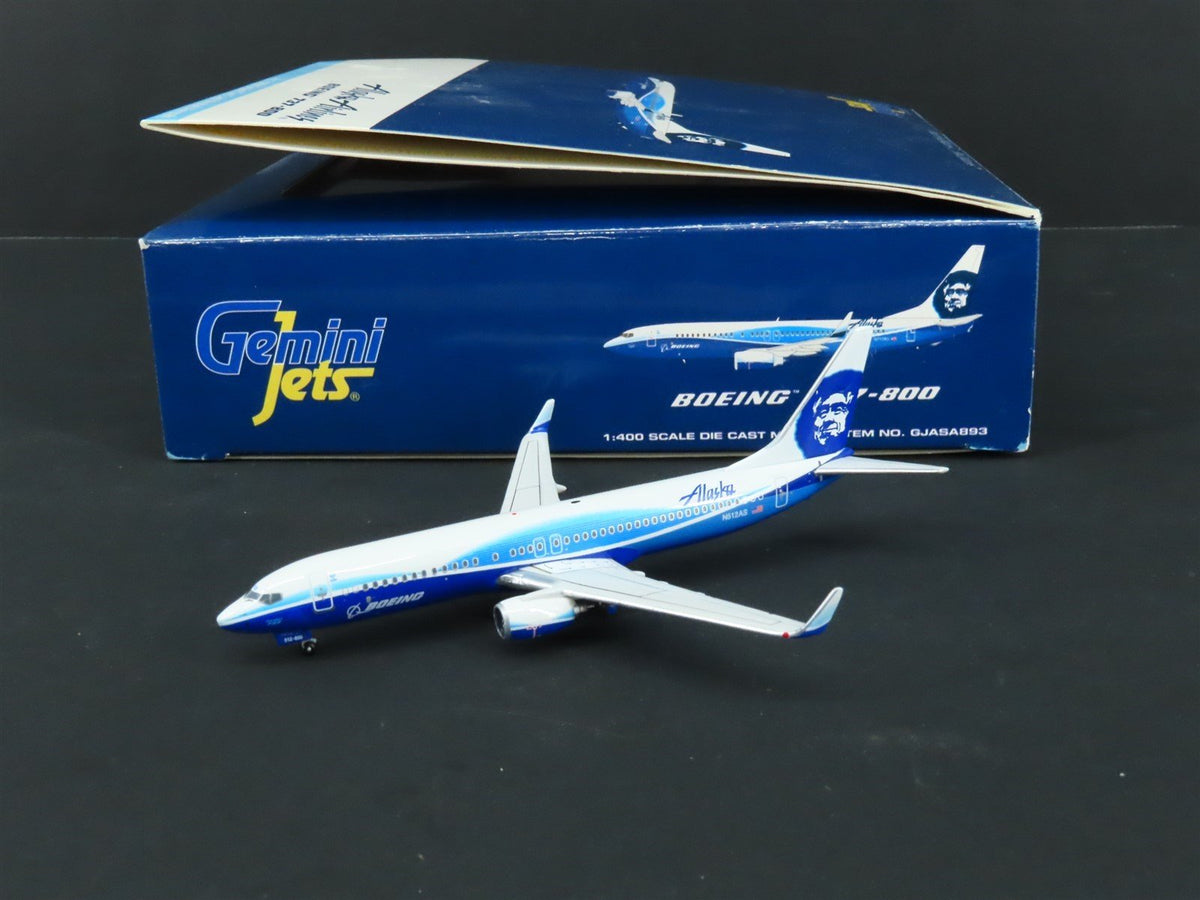 1:400 Gemini Jets GJASA893 Die-Cast Alaska Air Boeing 737-800 Airliner N512AS