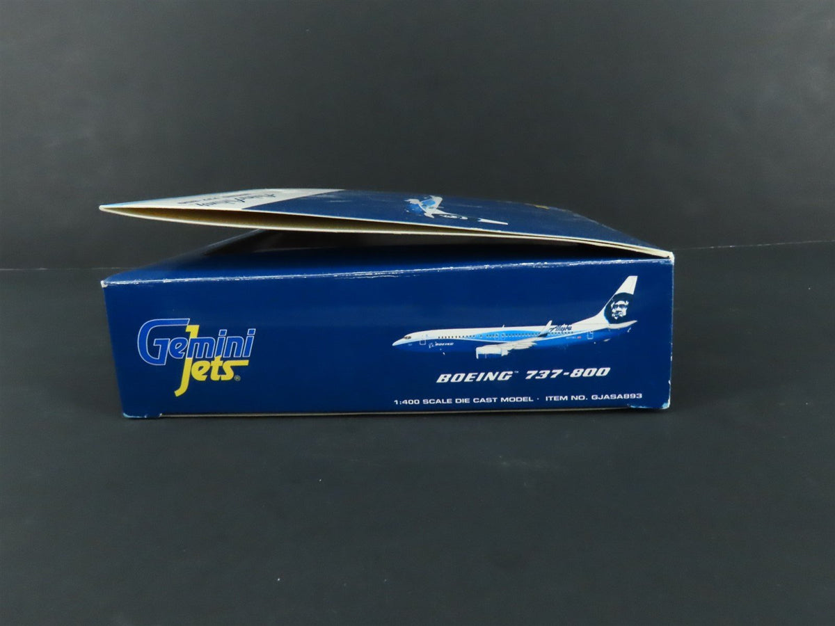 1:400 Gemini Jets GJASA893 Die-Cast Alaska Air Boeing 737-800 Airliner N512AS