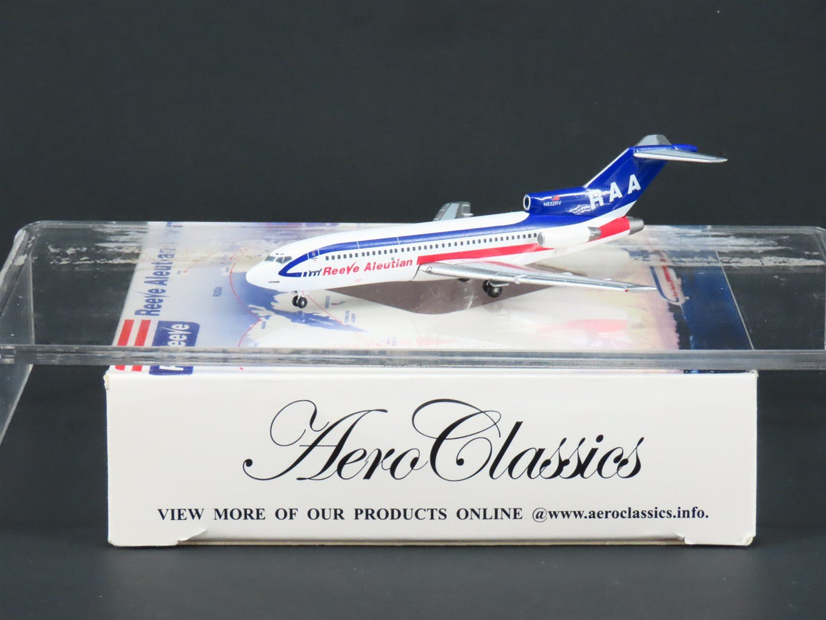 1:400 Aero Classics Die-Cast RAA Reeve Aleutian Boeing B-727-22C Aircraft N832RV