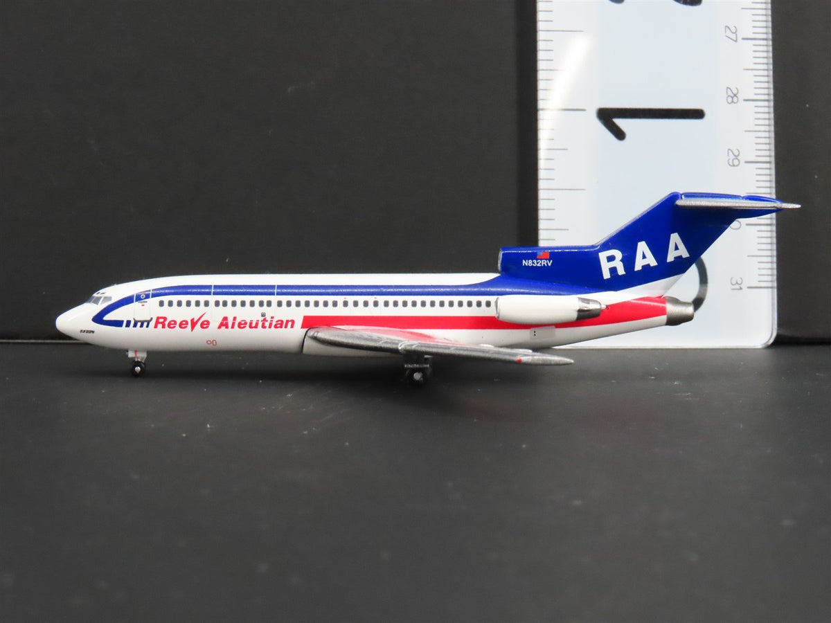 1:400 Aero Classics Die-Cast RAA Reeve Aleutian Boeing B-727-22C Aircraft N832RV
