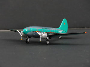 1:400 Aero Classics Die-Cast Buffalo Airways Curtiss C-46A-CU Aircraft C-GTXW