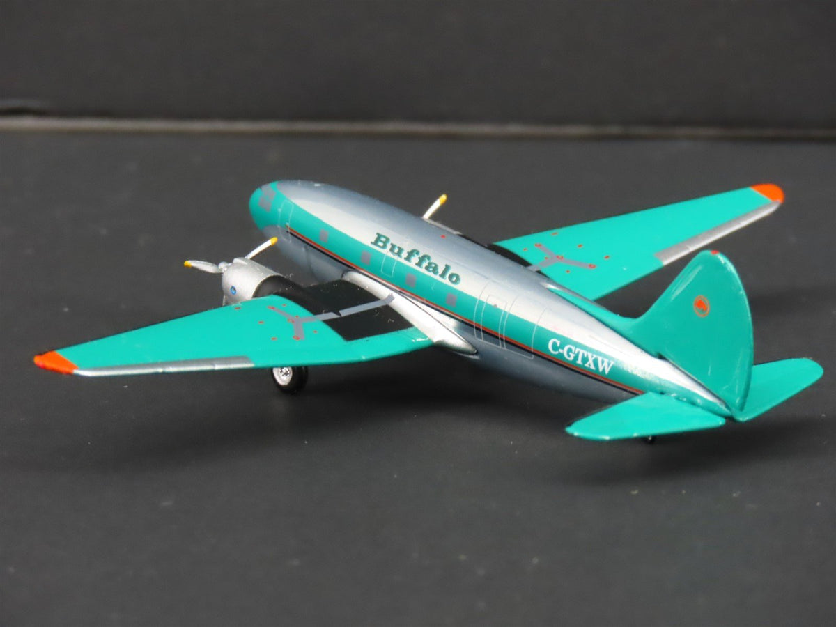 1:400 Aero Classics Die-Cast Buffalo Airways Curtiss C-46A-CU Aircraft C-GTXW