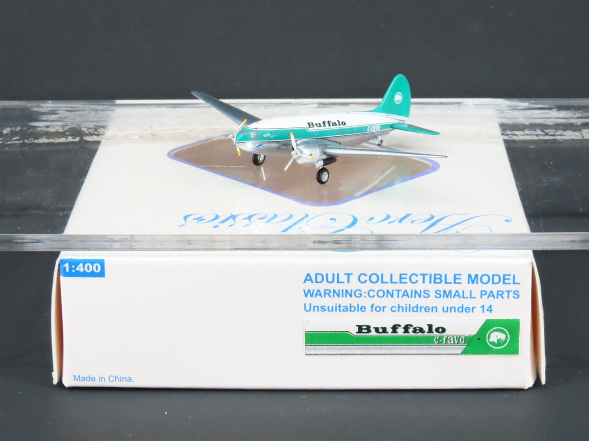 1:400 Aero Classics Die-Cast Buffalo Airways Curtiss C-46D-CU Aircraft C-FAVO