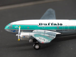 1:400 Aero Classics Die-Cast Buffalo Airways Curtiss C-46D-CU Aircraft C-FAVO