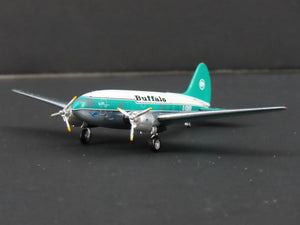 1:400 Aero Classics Die-Cast Buffalo Airways Curtiss C-46D-CU Aircraft C-FAVO