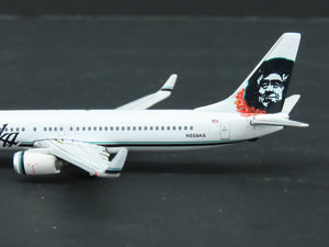 1:400 Gemini Jets GJASA840 Die-Cast Alaska Air Boeing 737-800 Airliner N557AS