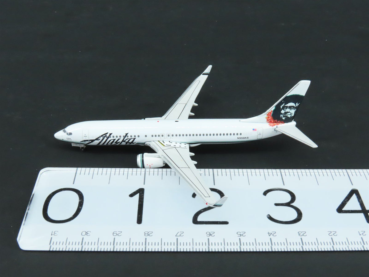 1:400 Gemini Jets GJASA840 Die-Cast Alaska Air Boeing 737-800 Airliner N557AS