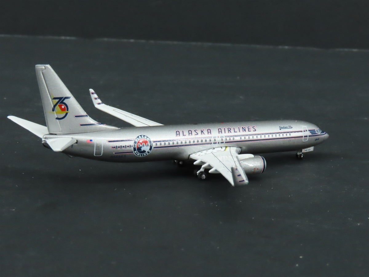 1:400 Gemini Jets GJASA783 Alaska Air 75th Anniversary Boeing 737-800 N569AS