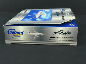 1:400 Gemini Jets GJASA381 Die-Cast Alaska Air Boeing 737-790 Airliner N613AS