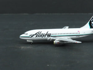 1:400 Gemini Jets GJASA243A Die-Cast Alaska Air Boeing 737-200 Airliner N730AS