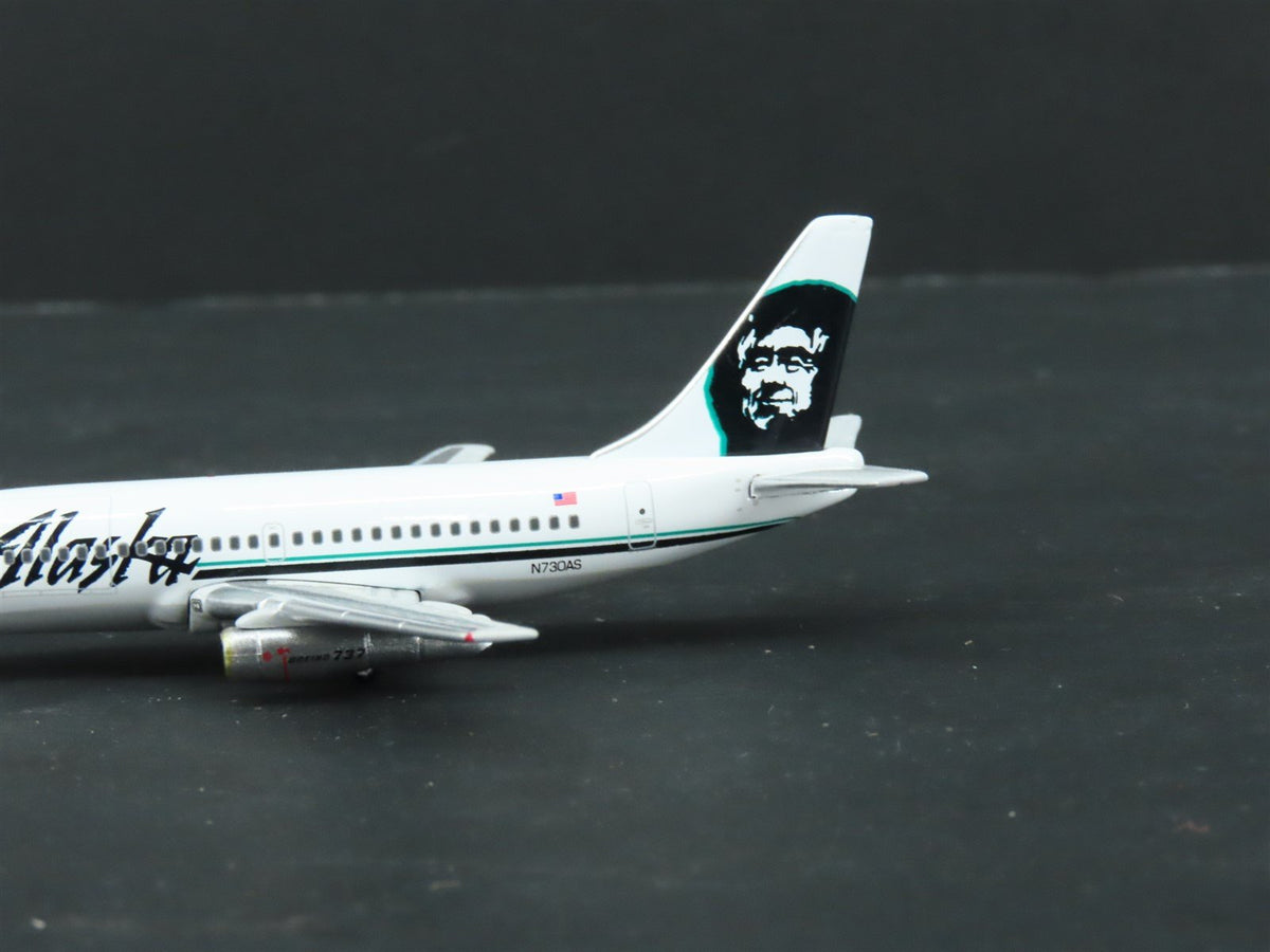 1:400 Gemini Jets GJASA243A Die-Cast Alaska Air Boeing 737-200 Airliner N730AS