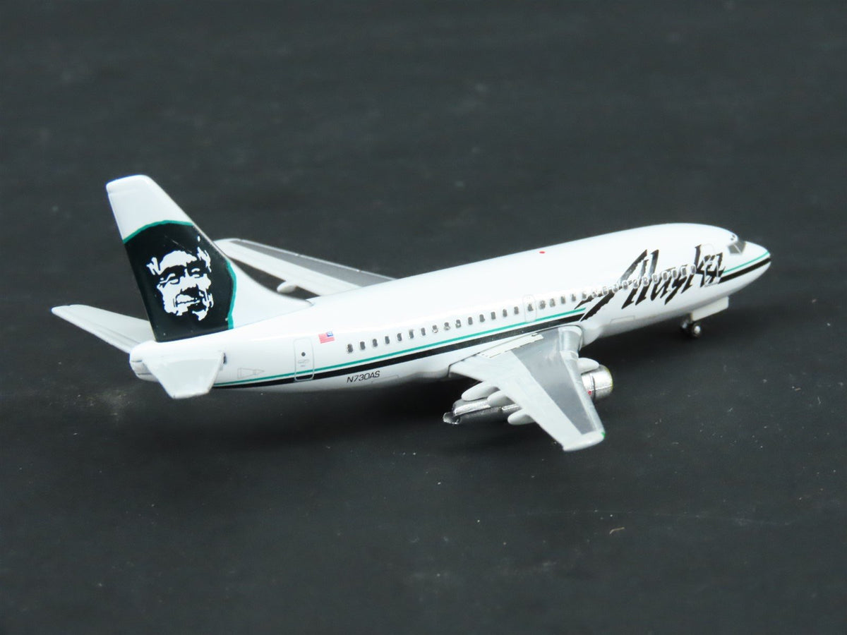 1:400 Gemini Jets GJASA243A Die-Cast Alaska Air Boeing 737-200 Airliner N730AS