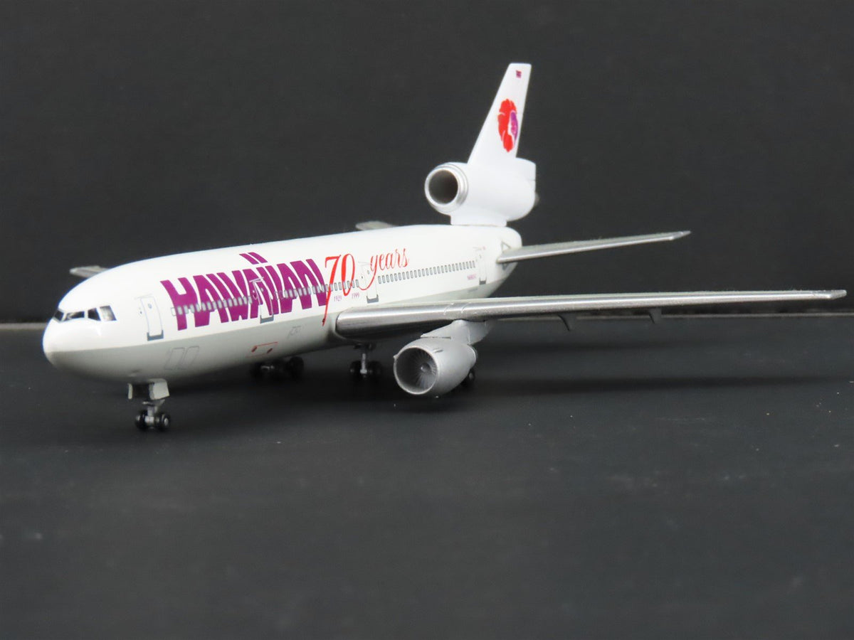 1:400 Scale Jet-X JX021 Die-Cast Hawaiian 70 Years DC-10-30 Aircraft N68060