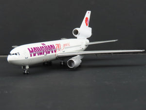 1:400 Scale Jet-X JX021 Die-Cast Hawaiian 70 Years DC-10-30 Aircraft N68060