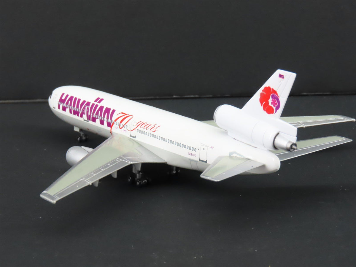 1:400 Scale Jet-X JX021 Die-Cast Hawaiian 70 Years DC-10-30 Aircraft N68060