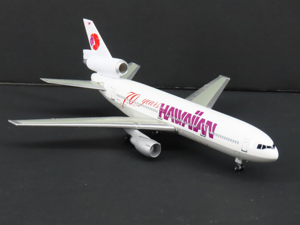 1:400 Scale Jet-X JX021 Die-Cast Hawaiian 70 Years DC-10-30 Aircraft N68060