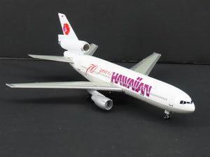 1:400 Scale Jet-X JX021 Die-Cast Hawaiian 70 Years DC-10-30 Aircraft N68060