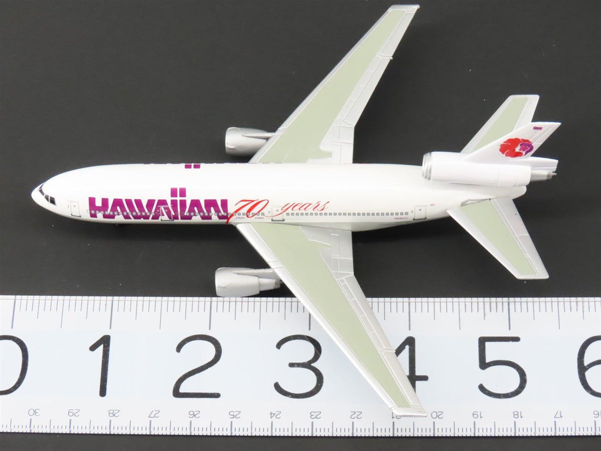 1:400 Scale Jet-X JX021 Die-Cast Hawaiian 70 Years DC-10-30 Aircraft N68060