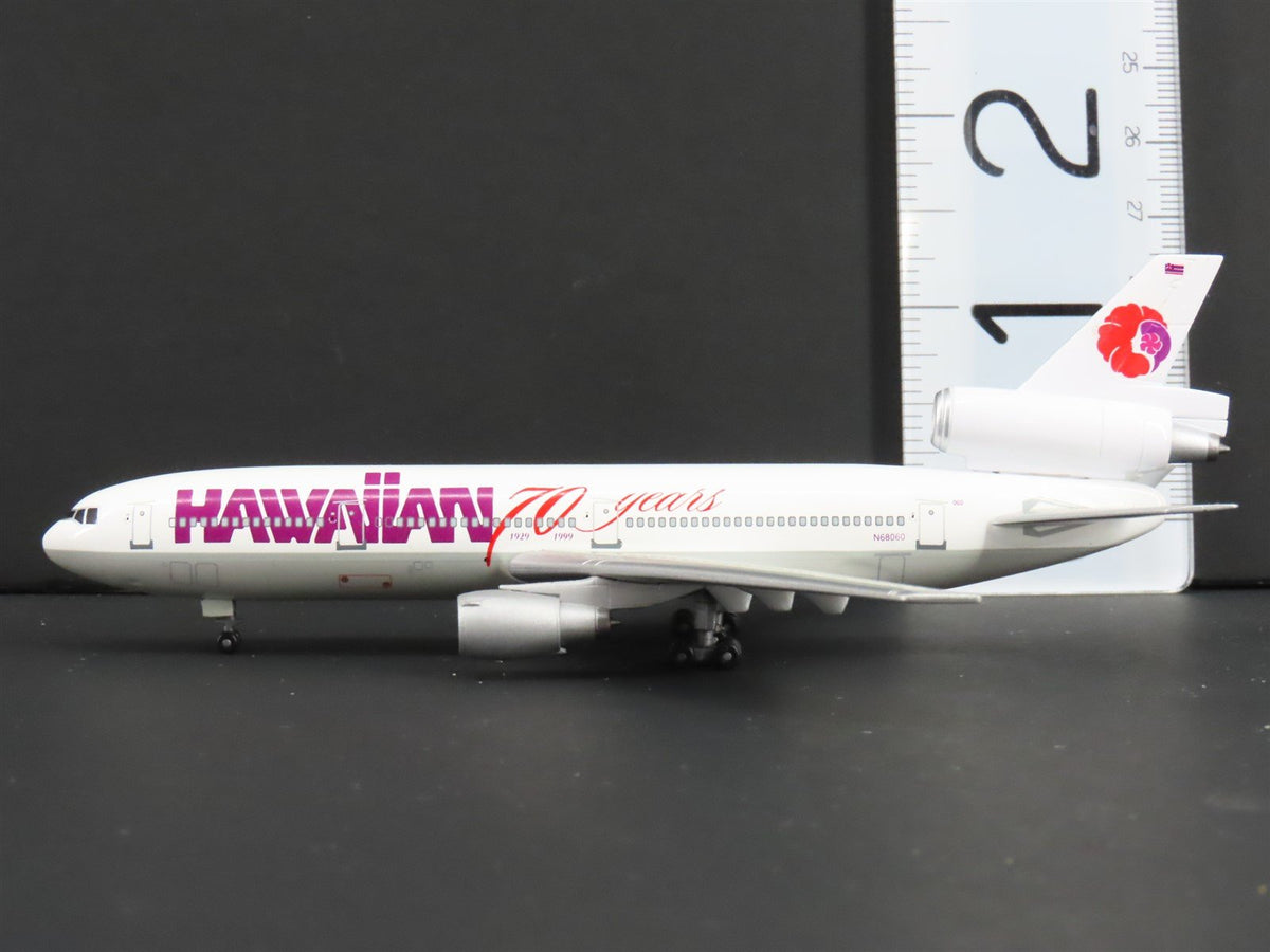 1:400 Scale Jet-X JX021 Die-Cast Hawaiian 70 Years DC-10-30 Aircraft N68060