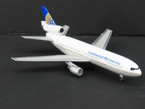 1:400 Dragon Wings 55168B Die-Cast Continental Micronesia DC-10 Aircraft N68043