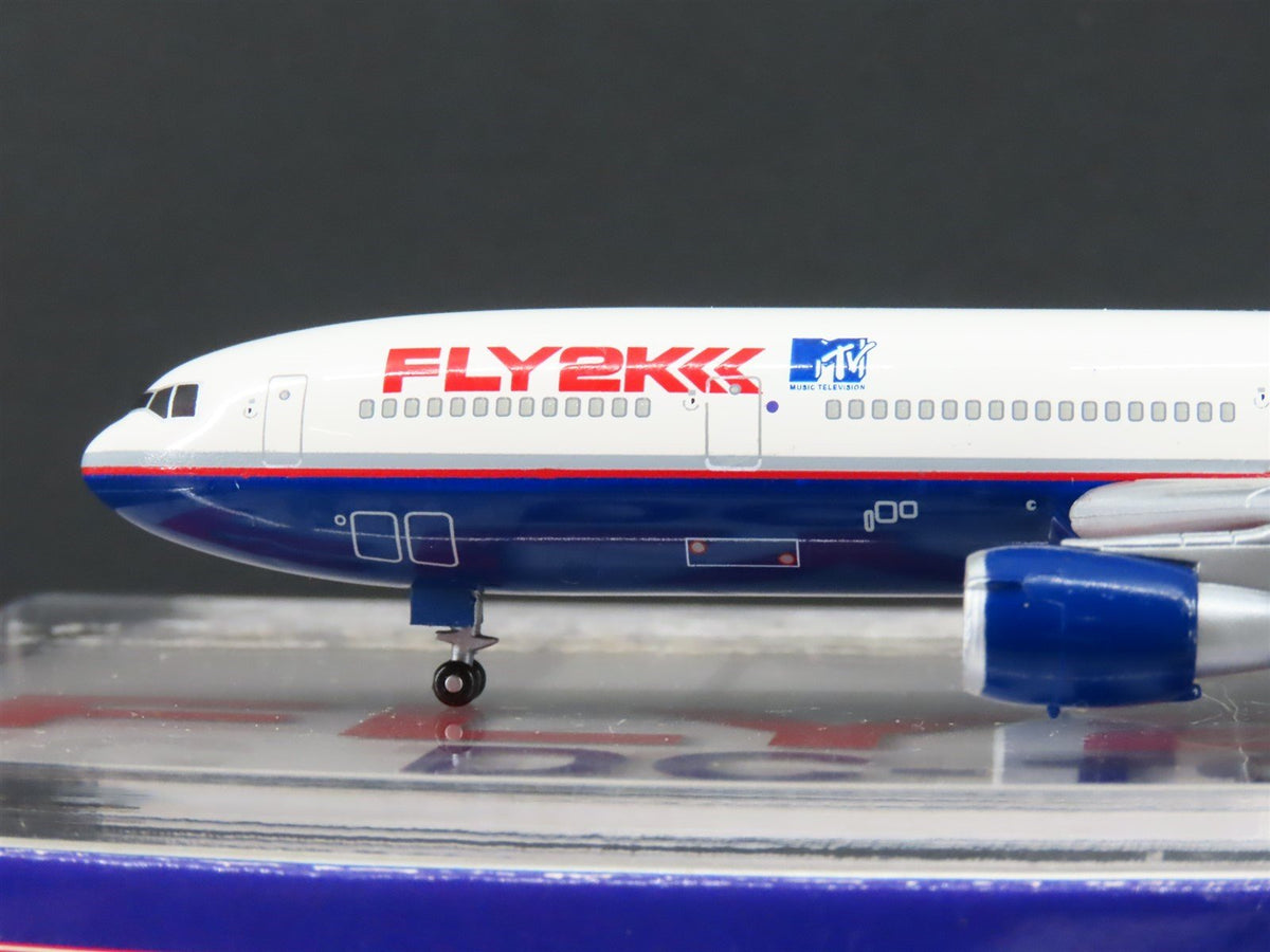 1:400 Scale Dragon Wings 55201-03 Die-Cast FLY2K &quot;MTV&quot; Douglas DC-10-30 Aircraft