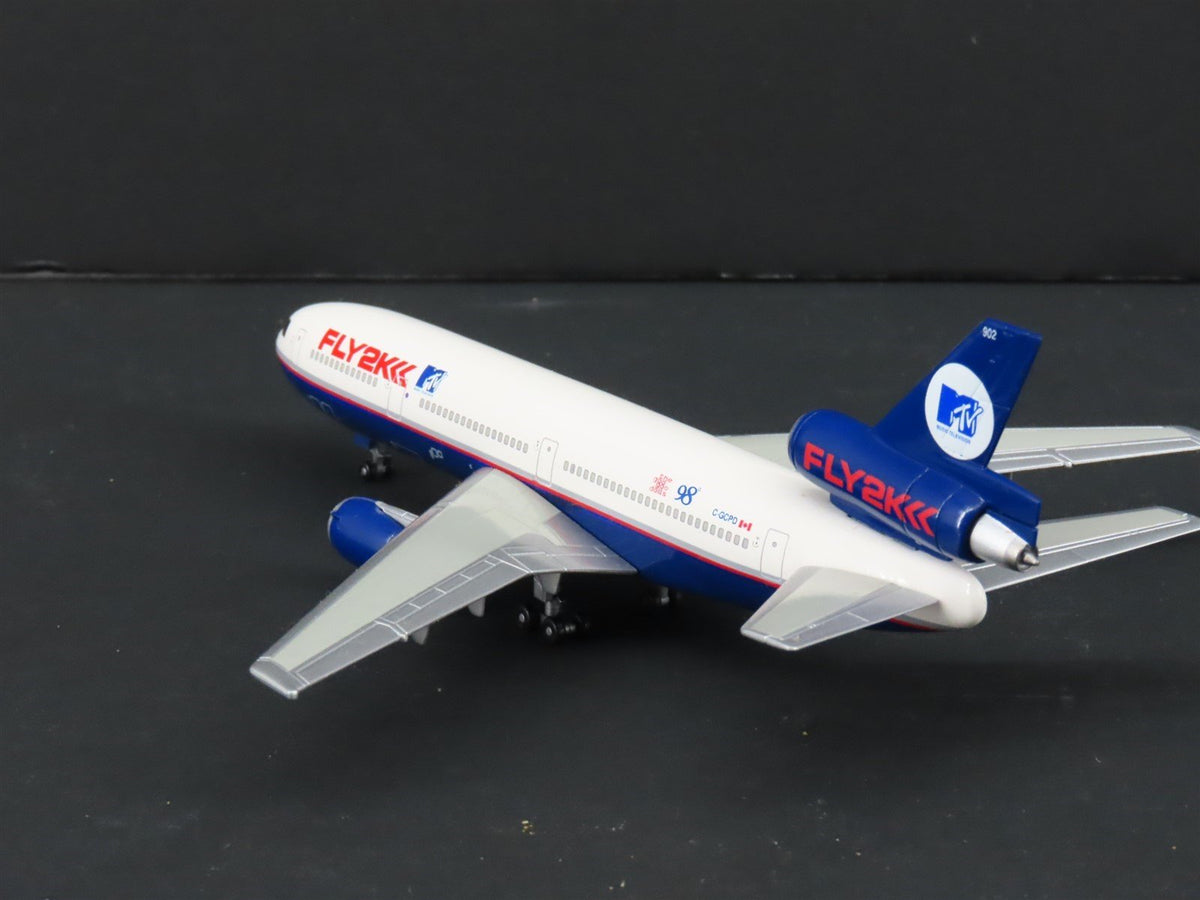 1:400 Scale Dragon Wings 55201-03 Die-Cast FLY2K &quot;MTV&quot; Douglas DC-10-30 Aircraft