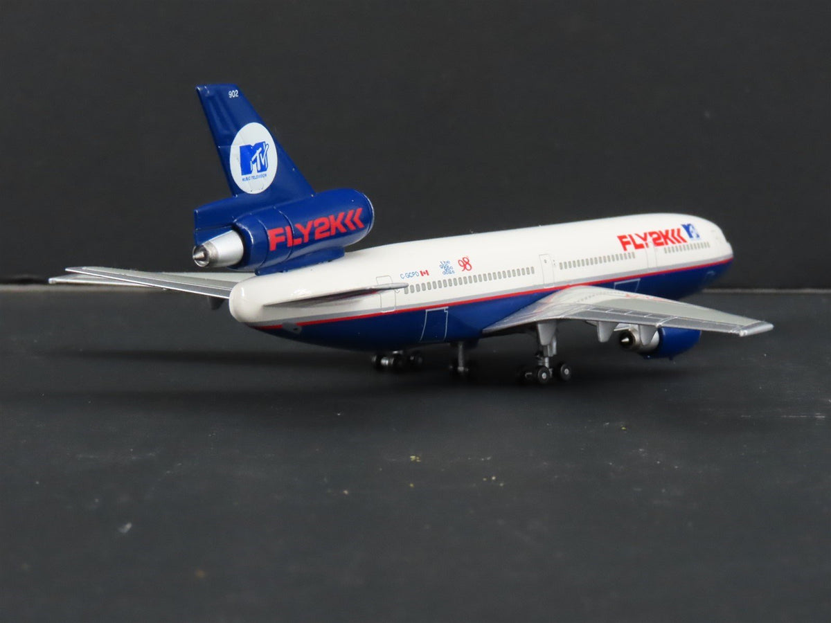 1:400 Scale Dragon Wings 55201-03 Die-Cast FLY2K &quot;MTV&quot; Douglas DC-10-30 Aircraft