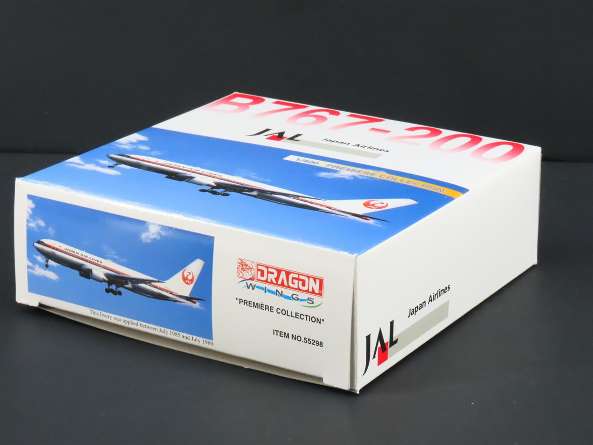 1:400 Dragon Wings 55298 Die-Cast JAL Japan Airlines Boeing B767-200 Aircraft
