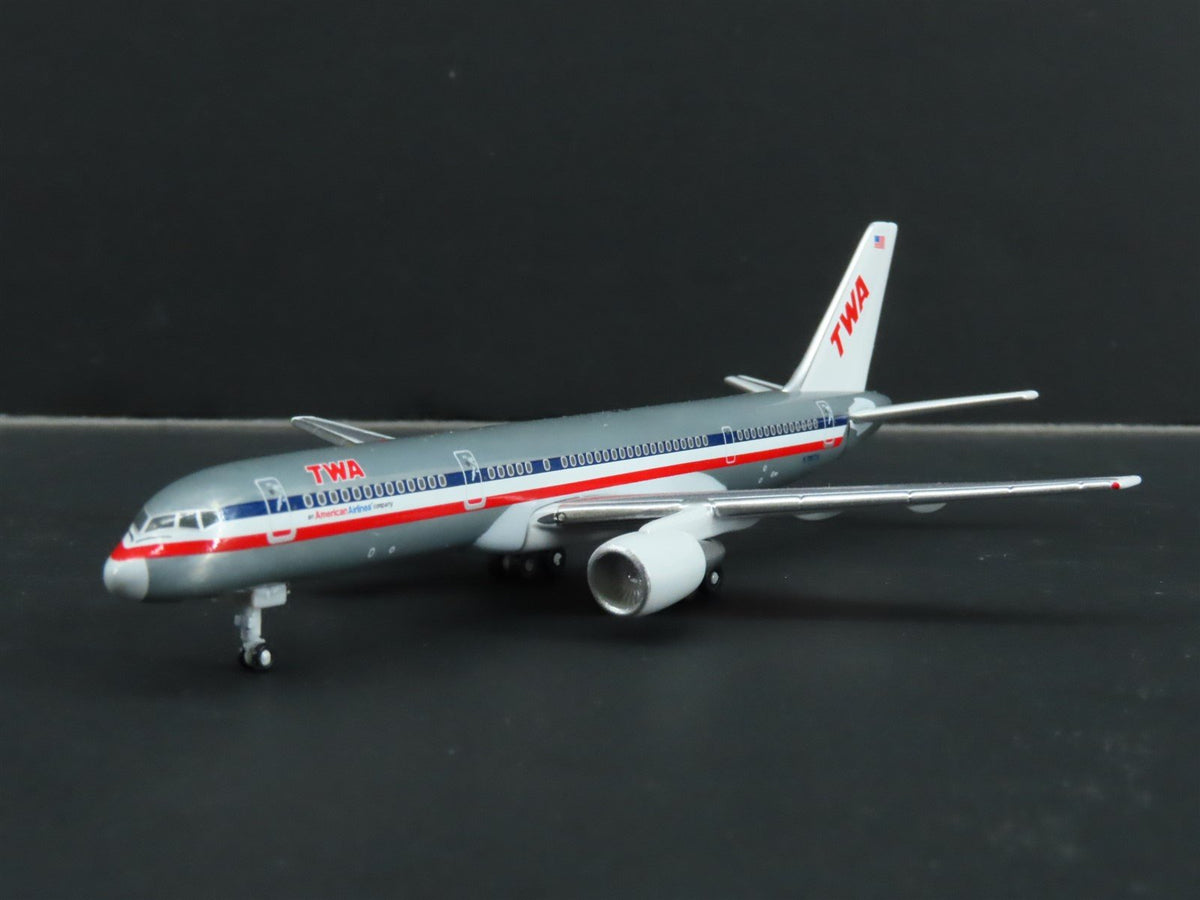 1:400 Scale Gemini Jets GJTWA233 Die-Cast TWA Boeing 757-200 Airliner N708TW