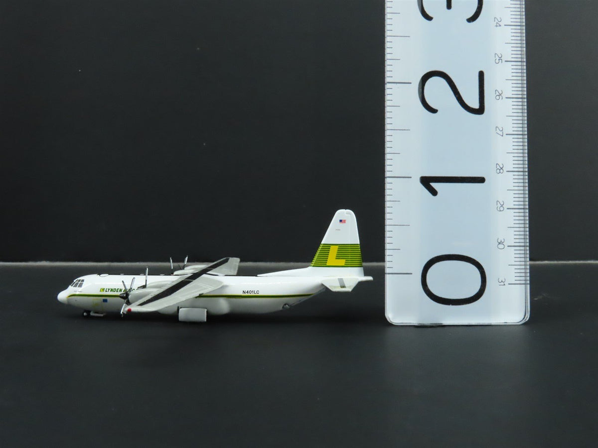 1:400 Gemini Jets GJLYC646 Die-Cast Lynden Lockheed L-100-30 Airliner N401LC