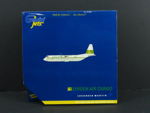 1:400 Gemini Jets GJLYC646 Die-Cast Lynden Lockheed L-100-30 Airliner N401LC