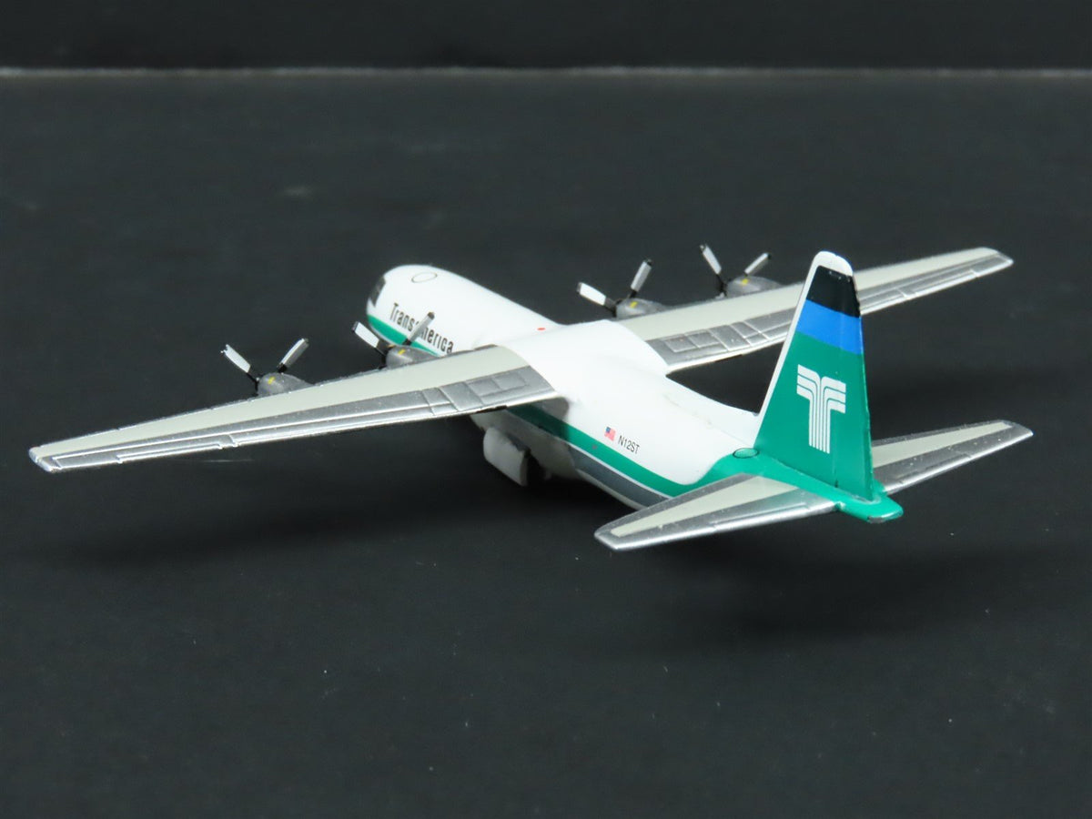 1:400 Gemini Jets GJTVA644 Die-Cast Transamerica Lockheed L-100-30 Airliner