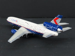 1:400 Dragon Wings 55180 Diecast Spirit of Canadian Signatures DC-10-30 Aircraft