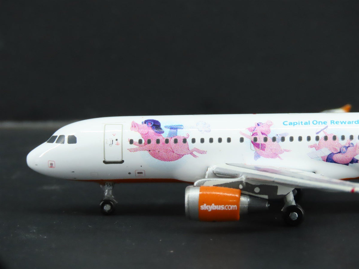 1:400 Gemini Jets GSSKB028 Die-Cast Skybus &quot;Flying Pigs&quot; A319 Airbus N551SX