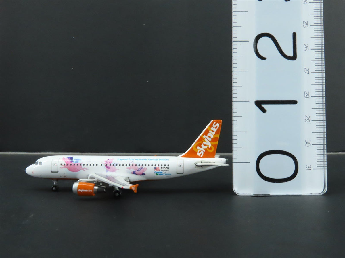 1:400 Gemini Jets GSSKB028 Die-Cast Skybus &quot;Flying Pigs&quot; A319 Airbus N551SX