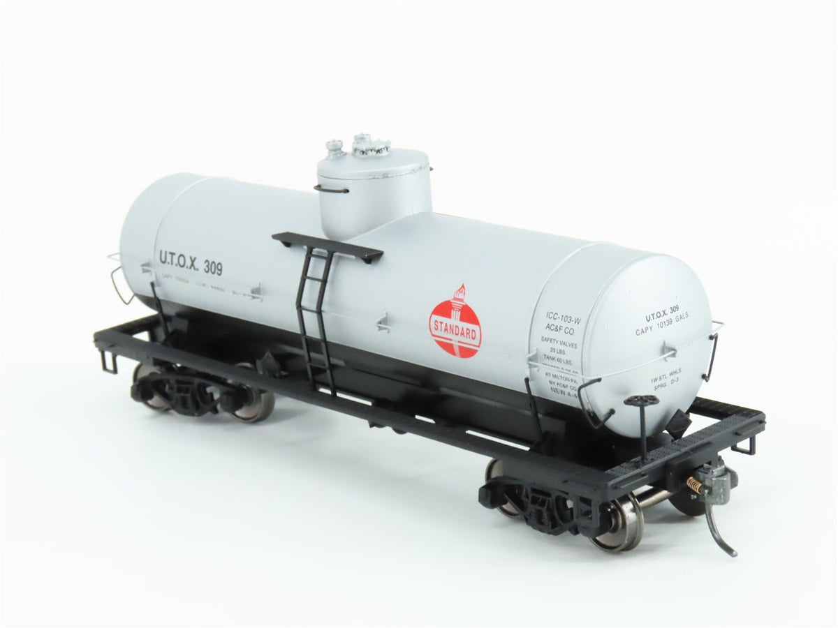 HO Scale Red Caboose RR-33051-08 UTOX Standard Oil Single Dome Tank Car #309