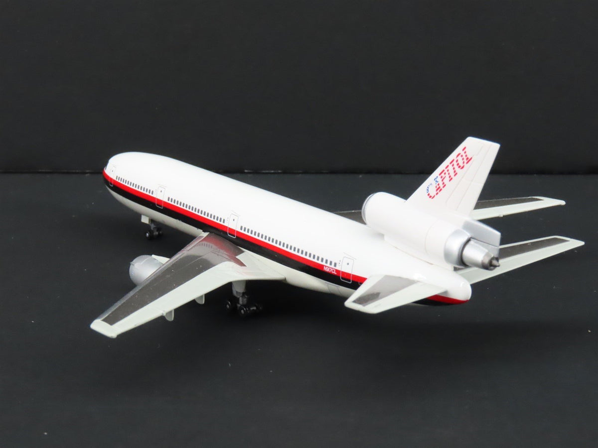 1:400 Scale Jet-X JXM109 Die-Cast Laker Capitol McDonnell Douglas DC-10 Aircraft