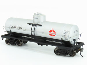 HO Scale Red Caboose RR-33051-03 UTOX Standard Oil Single Dome Tank Car #24564