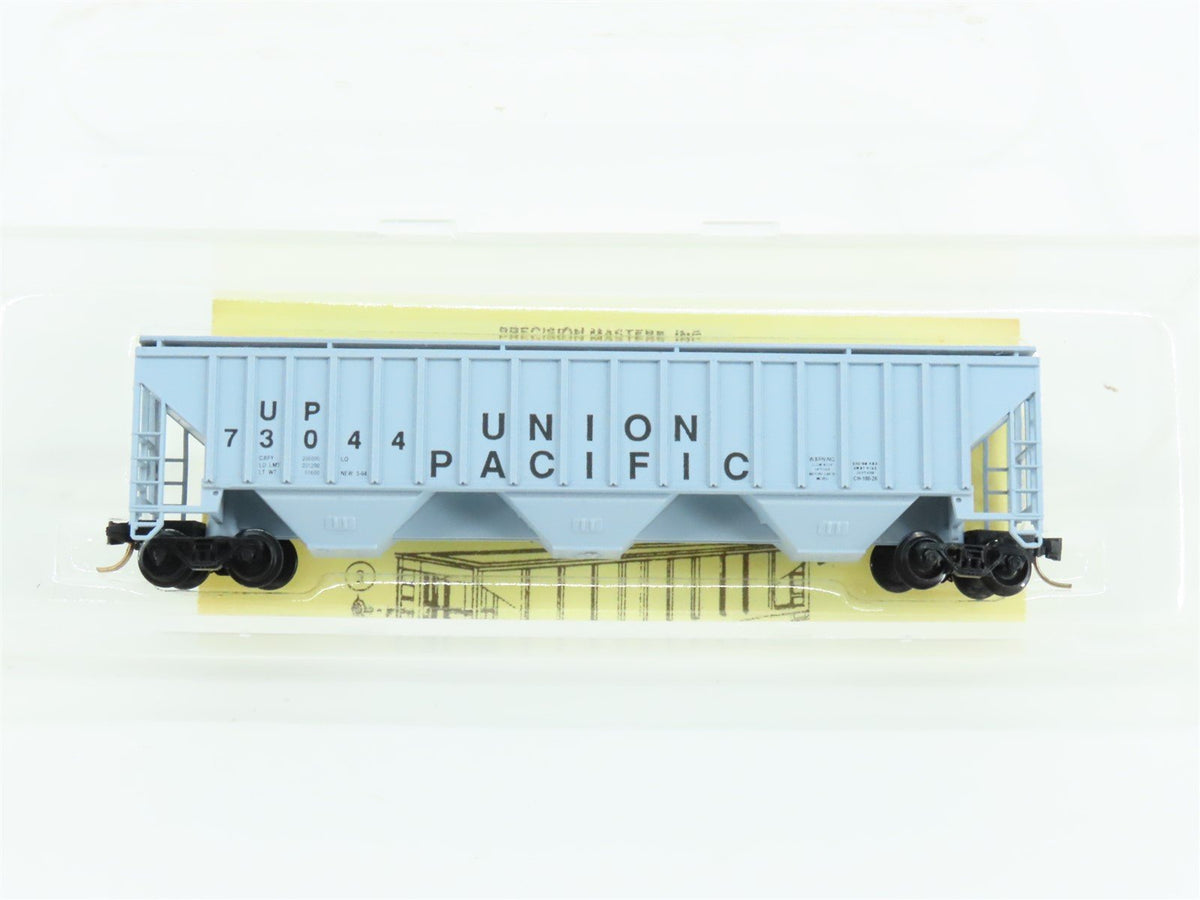 N Scale Precision Masters 1401 UP Union Pacific 3-Bay Covered Hopper #73044